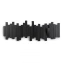 Umbra b.v. Wieszak z 5 uchwytami, czarny, STICKS Umbra b.v. Wieszak z 5 uchwytami, czarny, STICKS