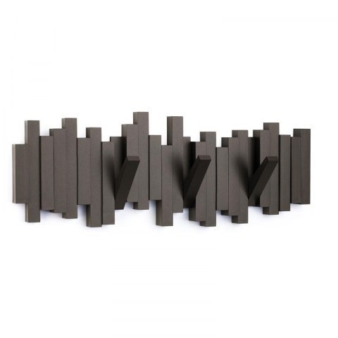 Umbra b.v. Wieszak z 5 uchwytami, kawa, STICKS Umbra b.v. Wieszak z 5 uchwytami, kawa, STICKS