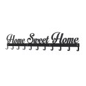 Intesi Wieszak Sweet Home ścienny czarny metal malowany proszkowo nowoczesny i funkcjonalny będzie równocześnie ozdobą Intesi Wieszak Sweet Home ścienny czarny metal malowany proszkowo nowoczesny i funkcjonalny będzie równocześnie ozdobą