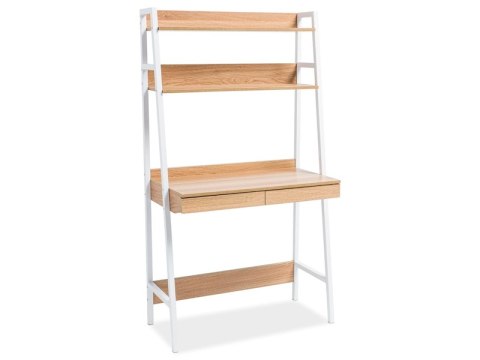 SIGNAL BIURKO OLSEN B DĄB BIAŁE 85/47 MDF METAL SIGNAL BIURKO OLSEN B DĄB BIAŁE 85/47 MDF METAL