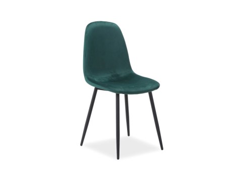SIGNAL KRZESŁO FOX VELVET CZARNY / ZIELONY TAP.89 SIGNAL KRZESŁO FOX VELVET CZARNY / ZIELONY TAP.89