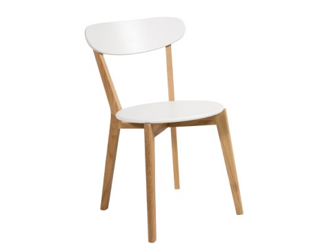 SIGNAL KRZESŁO DREWNIANE MILAN DĄB/BIAŁE PŁYTA MDF SIGNAL KRZESŁO DREWNIANE MILAN DĄB/BIAŁE PŁYTA MDF