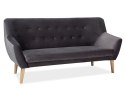 SIGNAL SOFA NORDIC 3 VELVET KOLOR SZARY TAPICERKA BLUVEL 14 / BUK SIGNAL SOFA NORDIC 3 VELVET KOLOR SZARY TAPICERKA BLUVEL 14 / BUK