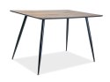 SIGNAL STÓŁ PROSTOKĄT REMUS MDF ORZECH/ METAL CZARNY STELAŻ 120X80 SIGNAL STÓŁ PROSTOKĄT REMUS MDF ORZECH/ METAL CZARNY STELAŻ 120X80