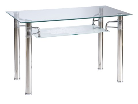 SIGNAL STÓŁ RENI A TRANSP./CHROM 120X65X74 SIGNAL STÓŁ RENI A TRANSP./CHROM 120X65X74