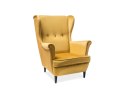 SIGNAL FOTEL LORD VELVET CURRY BLUVEL 68 / WENGE SIGNAL FOTEL LORD VELVET CURRY BLUVEL 68 / WENGE