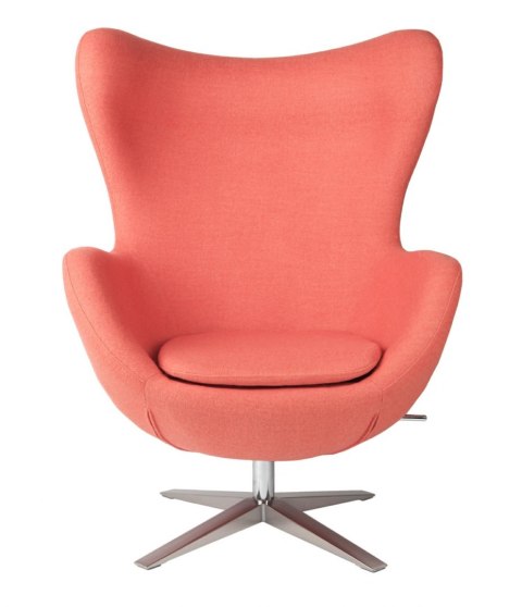 D2.DESIGN Fotel Jajo Soft wełna koralowy D2.DESIGN Fotel Jajo Soft wełna koralowy