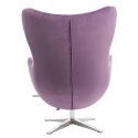 D2.DESIGN Fotel Jajo Velvet fioletowy D2.DESIGN Fotel Jajo Velvet fioletowy