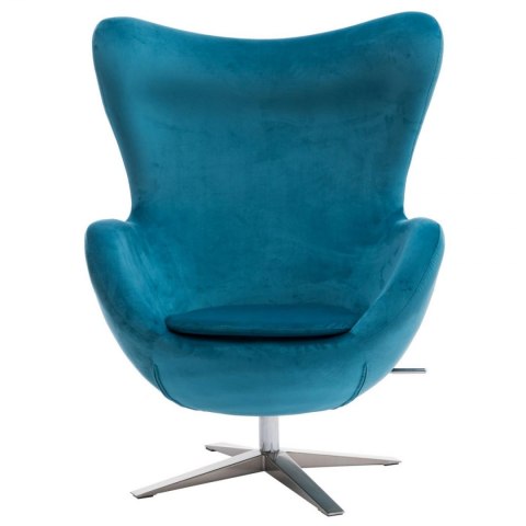 D2.DESIGN Fotel Jajo Velvet niebieski D2.DESIGN Fotel Jajo Velvet niebieski