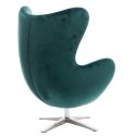 D2.DESIGN Fotel Jajo Velvet zielony ciemny D2.DESIGN Fotel Jajo Velvet zielony ciemny
