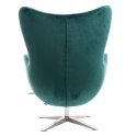 D2.DESIGN Fotel Jajo Velvet zielony ciemny D2.DESIGN Fotel Jajo Velvet zielony ciemny