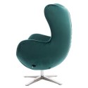 D2.DESIGN Fotel Jajo Velvet zielony ciemny D2.DESIGN Fotel Jajo Velvet zielony ciemny