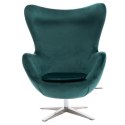 D2.DESIGN Fotel Jajo Velvet zielony ciemny D2.DESIGN Fotel Jajo Velvet zielony ciemny