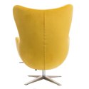 D2.DESIGN Fotel Jajo Velvet żółty D2.DESIGN Fotel Jajo Velvet żółty