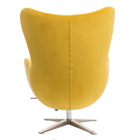 D2.DESIGN Fotel Jajo Velvet żółty D2.DESIGN Fotel Jajo Velvet żółty