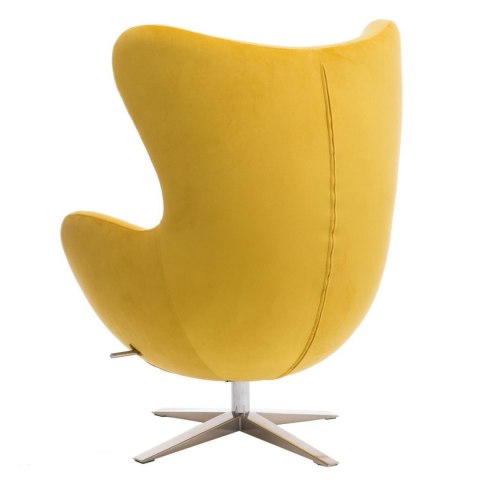 D2.DESIGN Fotel Jajo Velvet żółty D2.DESIGN Fotel Jajo Velvet żółty