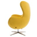 D2.DESIGN Fotel Jajo Velvet żółty D2.DESIGN Fotel Jajo Velvet żółty