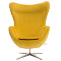 D2.DESIGN Fotel Jajo Velvet żółty D2.DESIGN Fotel Jajo Velvet żółty