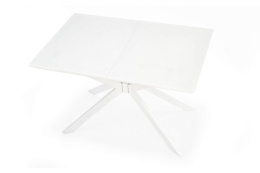 Halmar HARPER stół rozkładany blat - super biały, nogi - biały