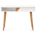 Halmar konsolka KN1 lite drewno naturalny / biały MDF lakier 110x35 Halmar konsolka KN1 lite drewno naturalny / biały MDF lakier 110x35