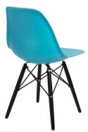 D2.DESIGN Krzesło P016W PP ocean blue/black D2.DESIGN Krzesło P016W PP ocean blue/black
