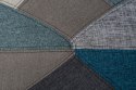 D2.DESIGN Krzesło P016W Patchwork nieb-szary/black D2.DESIGN Krzesło P016W Patchwork nieb-szary/black