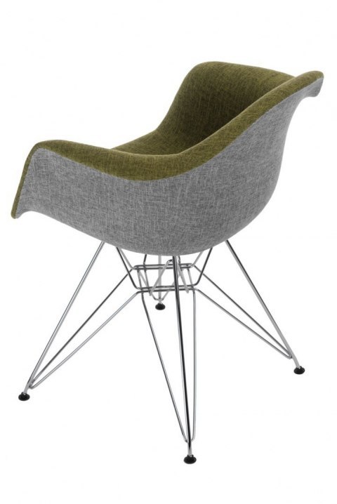 D2.DESIGN Krzesło P018 DAR Duo zielono - szare D2.DESIGN Krzesło P018 DAR Duo zielono - szare