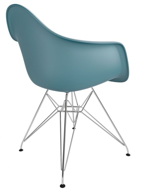 D2.DESIGN Krzesło P018 PP tworzywo zielony navy green nogi metal chromowany HF lekkie i funkcjonalne D2.DESIGN Krzesło P018 PP tworzywo zielony navy green nogi metal chromowany HF lekkie i funkcjonalne