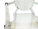 D2.DESIGN Krzesło Royal transparentne poliwęglan z podłokietnikami do domu recepcji lokalu hotelu D2.DESIGN Krzesło Royal transparentne poliwęglan z podłokietnikami do domu recepcji lokalu hotelu