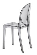 D2.DESIGN Krzesło Viki szary transparentny tworzywo eleganckie stabilne i wygodne D2.DESIGN Krzesło Viki szary transparentny tworzywo eleganckie stabilne i wygodne