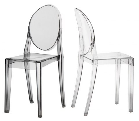 D2.DESIGN Krzesło Viki transparentne tworzywo stabilne i solidne odporne na pogodę D2.DESIGN Krzesło Viki transparentne tworzywo stabilne i solidne odporne na pogodę