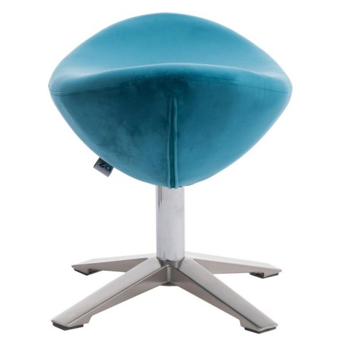 D2.DESIGN Podnóżek Jajo Velvet niebieski D2.DESIGN Podnóżek Jajo Velvet niebieski
