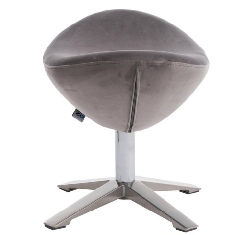 D2.DESIGN Podnóżek Jajo Velvet srebrny D2.DESIGN Podnóżek Jajo Velvet srebrny