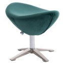 D2.DESIGN Podnóżek Jajo Velvet zielony ciemny D2.DESIGN Podnóżek Jajo Velvet zielony ciemny