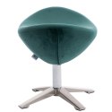 D2.DESIGN Podnóżek Jajo Velvet zielony ciemny D2.DESIGN Podnóżek Jajo Velvet zielony ciemny