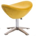 D2.DESIGN Podnóżek Jajo Velvet żółty D2.DESIGN Podnóżek Jajo Velvet żółty