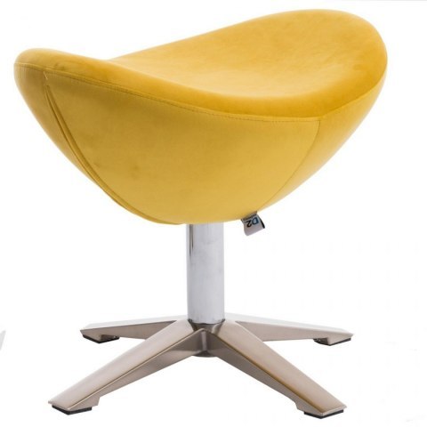 D2.DESIGN Podnóżek Jajo Velvet żółty D2.DESIGN Podnóżek Jajo Velvet żółty
