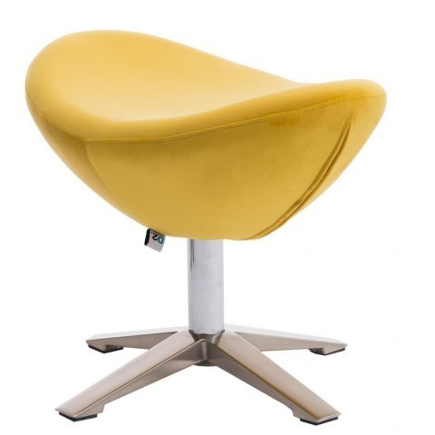 D2.DESIGN Podnóżek Jajo Velvet żółty D2.DESIGN Podnóżek Jajo Velvet żółty
