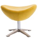 D2.DESIGN Podnóżek Jajo Velvet żółty D2.DESIGN Podnóżek Jajo Velvet żółty