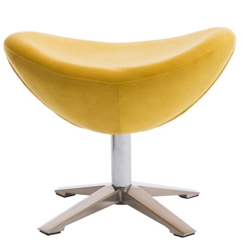 D2.DESIGN Podnóżek Jajo Velvet żółty D2.DESIGN Podnóżek Jajo Velvet żółty