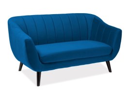 SIGNAL SOFA ELITE 2 VELVET GRANATOWY BLUVEL 86 / WENGE (T)