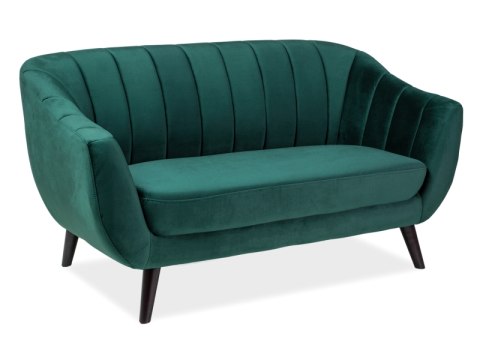 SIGNAL SOFA ELITE 2 VELVET ZIELONY BLUVEL 78 / WENGE (T)