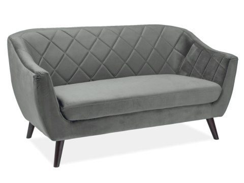 SIGNAL SOFA MOLLY 2 VELVET SZARY BLUVEL 14 / WENGE (T) SIGNAL SOFA MOLLY 2 VELVET SZARY BLUVEL 14 / WENGE (T)