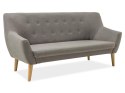 SIGNAL SOFA KANAPA TAPICEROWANA NORDIC 3 TKANINA KOLOR SZARY TAPICERKA CABLO 14 / DREWNO BUK SIGNAL SOFA KANAPA TAPICEROWANA NORDIC 3 TKANINA KOLOR SZARY TAPICERKA CABLO 14 / DREWNO BUK
