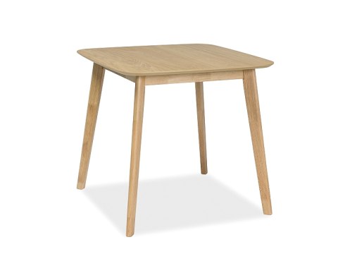 SIGNAL STÓŁ KWADRATOWY MOSSO III MDF + OKLEINA NATURALNA DĄB 80x80 STELAŻ DREWNO DO LOKALU KUCHNI JADALNI SIGNAL STÓŁ KWADRATOWY MOSSO III MDF + OKLEINA NATURALNA DĄB 80x80 STELAŻ DREWNO DO LOKALU KUCHNI JADALNI