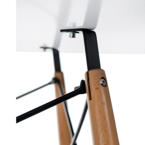 STÓŁ OKRĄGŁY DTW 100 cm blat BIAŁY MDF LAKIEROWANY Intesi PODSTAWA DREWNO BUKOWE Z METALOWYMI ŁĄCZENIAMI CZARNYMI STÓŁ OKRĄGŁY DTW 100 cm blat BIAŁY MDF LAKIEROWANY Intesi PODSTAWA DREWNO BUKOWE Z METALOWYMI ŁĄCZENIAMI CZARNYMI