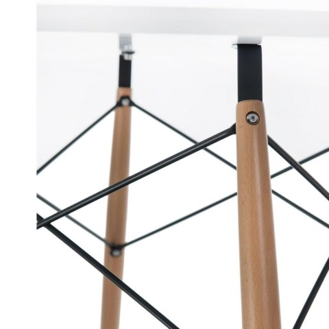 STÓŁ OKRĄGŁY DTW 100 cm blat BIAŁY MDF LAKIEROWANY Intesi PODSTAWA DREWNO BUKOWE Z METALOWYMI ŁĄCZENIAMI CZARNYMI STÓŁ OKRĄGŁY DTW 100 cm blat BIAŁY MDF LAKIEROWANY Intesi PODSTAWA DREWNO BUKOWE Z METALOWYMI ŁĄCZENIAMI CZARNYMI