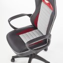 Halmar BERING fotel gabinetowy czarny / popielaty / czerwony Halmar BERING fotel gabinetowy czarny / popielaty / czerwony