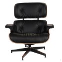 D2.DESIGN Fotel Vip czarny/rosewood/standard base D2.DESIGN Fotel Vip czarny/rosewood/standard base