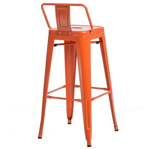D2.DESIGN Hoker Paris Back short 75cm pomarańczowy insp. Tolix D2.DESIGN Hoker Paris Back short 75cm pomarańczowy insp. Tolix